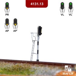 Semaforo Fine Scale de 2 luces verde/ambar 4131.13 MAFEN Escala N