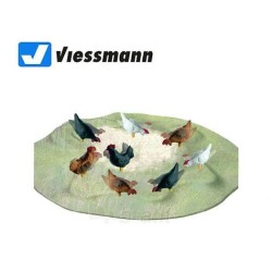 Gallinas en movimiento 1528 VIESSMANN Escala H0