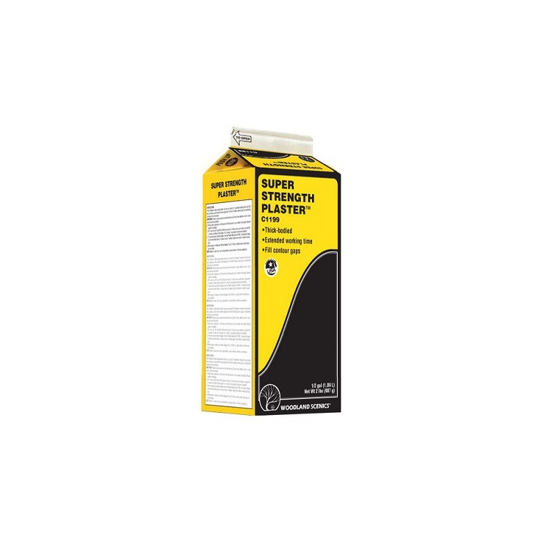 Yeso especial Super Strength Plaster C1199 Woodland Scenic