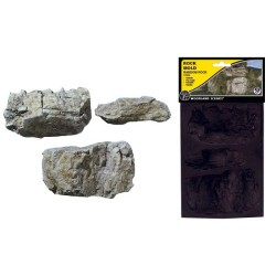 Molde para hacer rocas de yeso C1234 Woodland Scenic