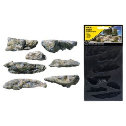 Molde para hacer rocas de yeso C1233 Woodland Scenic
