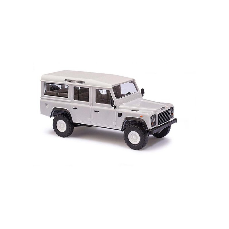 Land Rover Defender color blanco 50300 Busch Escala H0