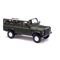 Land Rover Defender color verde 50301 Busch Escala H0