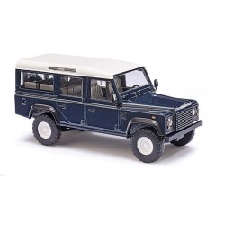 Land Rover Defender color azul 50302 Busch Escala H0