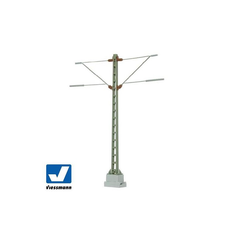 Poste de catenaria central 4112 Viessmann Escala H0