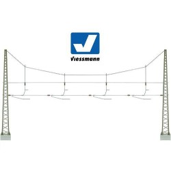 Conexion transversal para 4 vias 4163 Viessmann Escala H0