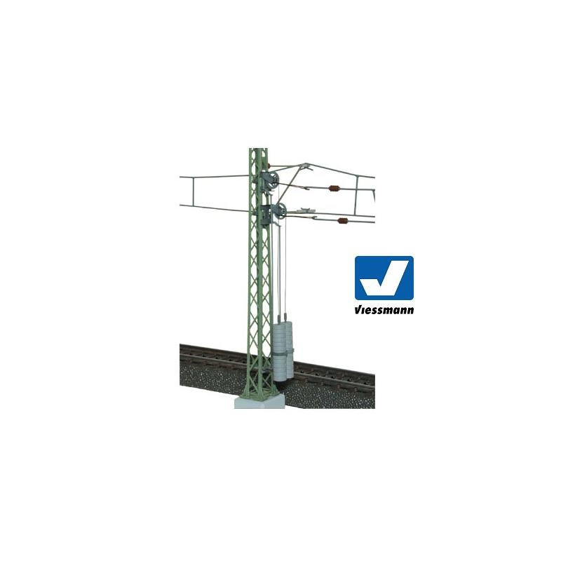 Elemento tensor de rueda con poste y brazo de soporte 4164 Viessmann Escala H0