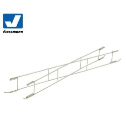 Tramo de catenaria para cruce 137,0mm 4145 Viessmann Escala H0
