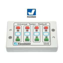 Pupitre 2 aspectos con luz para 4 desvios o semaforos 5549 Viessmann