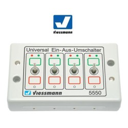 Pupitre 2 aspectos para 4 desvios o semaforos 5550 Viessmann