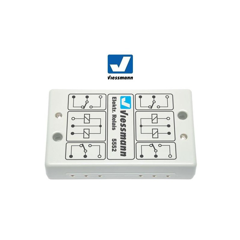 Modulo con 2 reles biestables y 2 salidas cada uno 5552 Viessmann