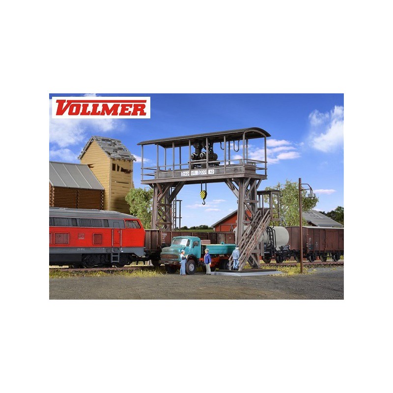 Grua Überladekran 45727 Vollmer Escala H0