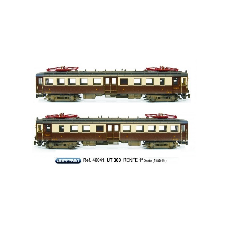 UT 300 Renfe, librea marrón 46041 Ibertren Escala H0