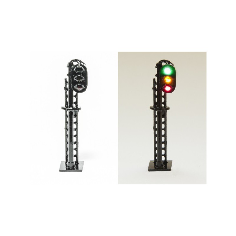 Semáforo 3 aspectos LED ZM03 MDT Models Escala N