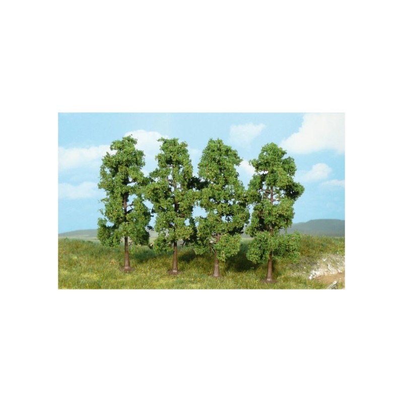 4 árboles de hoja caduca de 11 cm 1976 HEKI