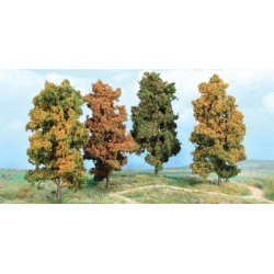 4 árboles otoñales de 18 cm 2001 HEKI