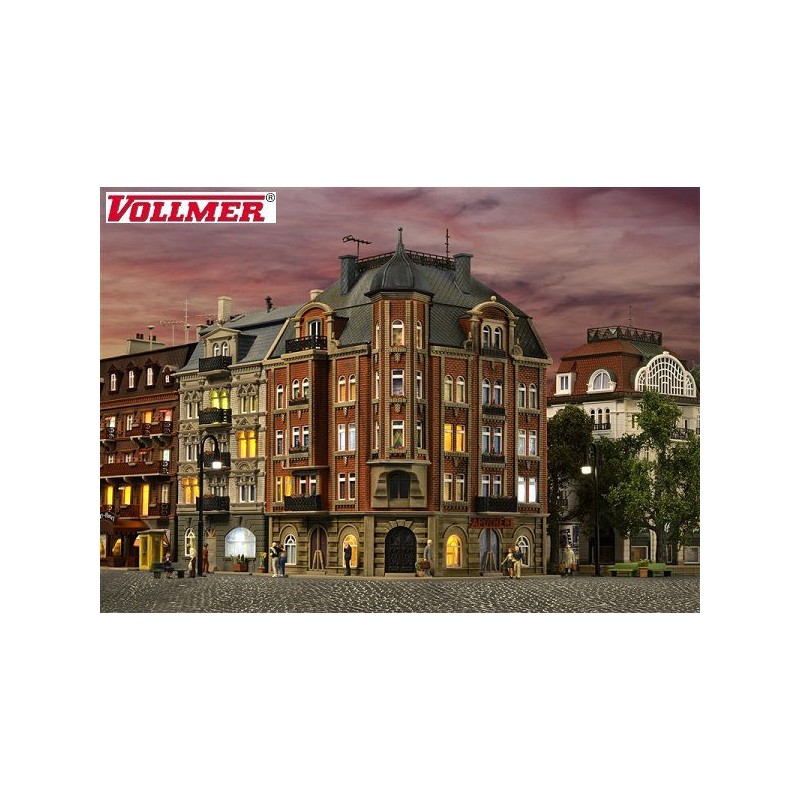 Edificio en esquina 43811 Vollmer Escala H0
