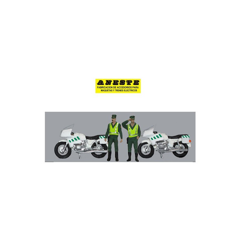 Guardia civil en moto 4216 ANESTE Escala H0
