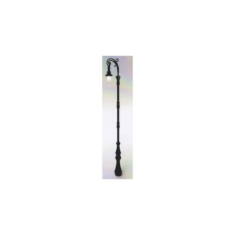 Farola gran avenida, luz blanca, base enchufable LED 132mm 7500 ANESTE Escala H0