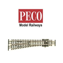 Desvio corto a izquierdas 123mm Electrofrog codigo 55 SLE392F PECO Escala N