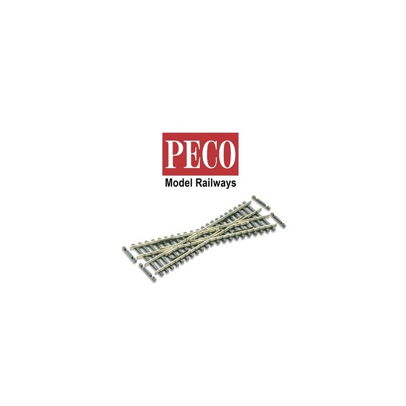 Cruce desvio 20º 103,7mm Electrofrog codigo 55 SLE393F PECO Escala N