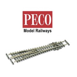 Desvio en Y 10º 124mm Electrofrog codigo 55 SLE397F PECO Escala N