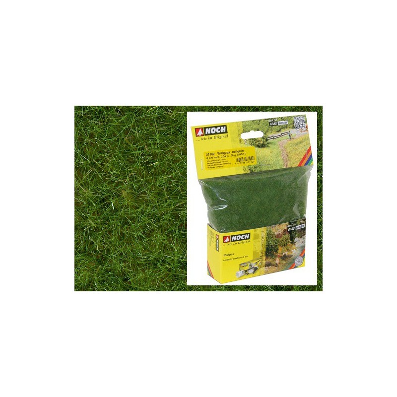 Hierba verde claro, 6 mm de largo, 50 gr. 07102 Noch