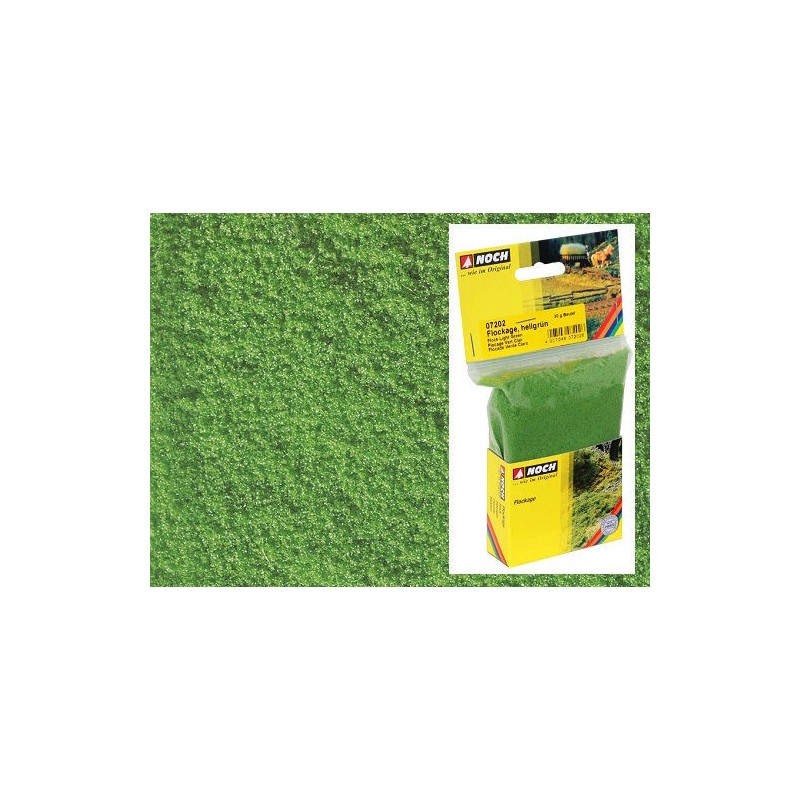 Flocado fino verde claro, 20 gr. 07202 NOCH