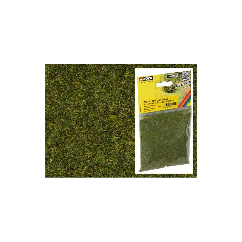 Césped tonos de pradera 1.5mm, 20gr. 08212 Noch