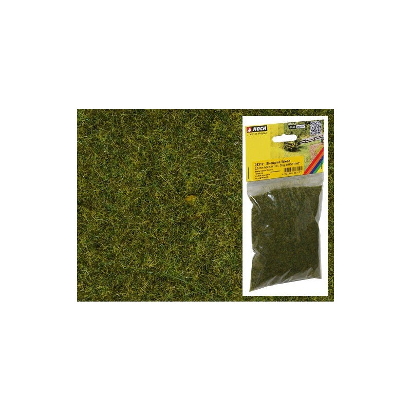 Césped tonos de pradera 2.5mm, 20gr. 08312 Noch