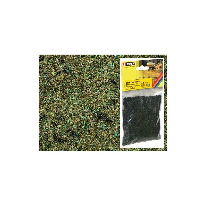 Césped verde bosque 2.5mm, 20gr. 08350 Noch