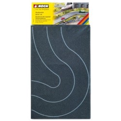 Carretera nacional curva, 2 unidades 60701 NOCH Escala H0