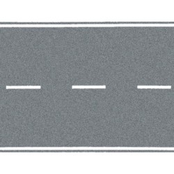 Carretera nacional recta, gris, 1 metro, 6,6 cm 60709 NOCH Escala H0