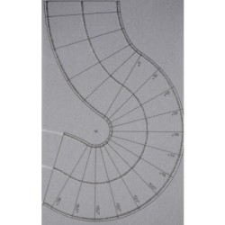 Carretera nacional curva, 2 unidades, 6,6 cm 60710 NOCH Escala H0