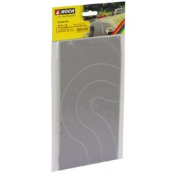 Carretera nacional curva, 2 unidades, 6,6 cm 60710 NOCH Escala H0
