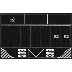 Aparcamiento, 2 unidades de 22 x 14 cm 60718 NOCH Escala H0