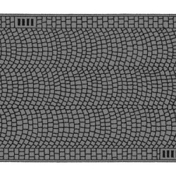 Adoquinado 100 x 6,6 cm 60722 NOCH Escala H0