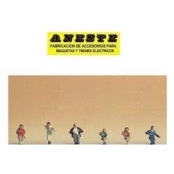 Sentados en el restaurante 3231 ANESTE Escala N