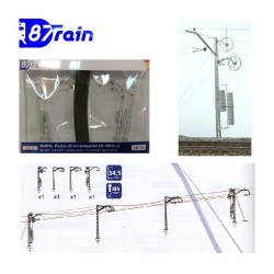 Set 4 postes de compensacion CR-160 224.14 87TRAIN Escala H0