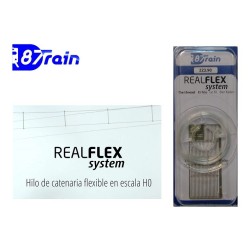 Set de 10 metros hilo catenaria RENFE ( hilo elastico   pendolas) para montar 223.90 87TRAIN Escala H0