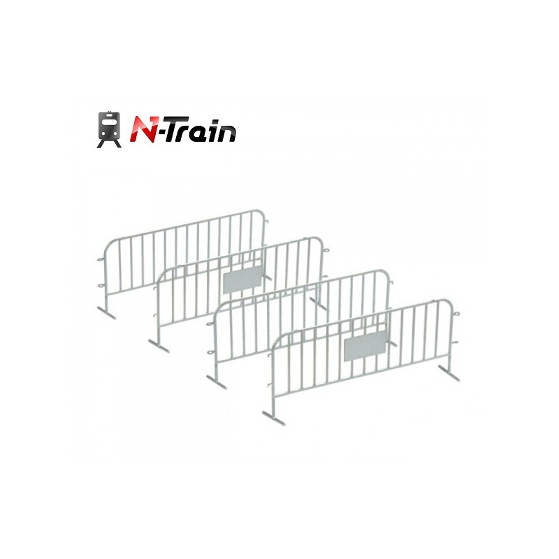 6 Vallas de obra plata 212.16 N-TRAIN Escala N