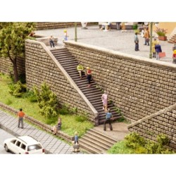 Escaleras de piedra izquierda   derecha    adicional 58303 NOCH Escala H0