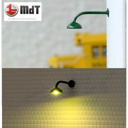 Farola de LED smd para pared de 1,4 cm WR45BG color verde envejecido MDT