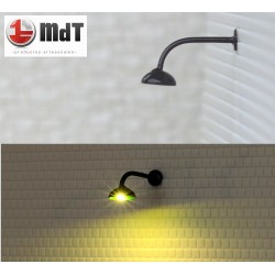 Farola de LED smd para pared de 1,4 cm WR45BL color negro MDT