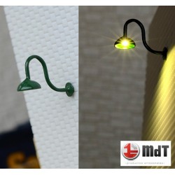 Farola de LED smd para pared de 1,4 cm WR46BG color verde envejecido MDT