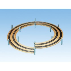 Rampa Helix para doble o via sencilla 6 segmentos (1 vuelta) R 420/483 mm 53105 NOCH Escala H0