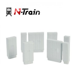 Set 8 armarios electricos 212.62 N-TRAIN Escala N