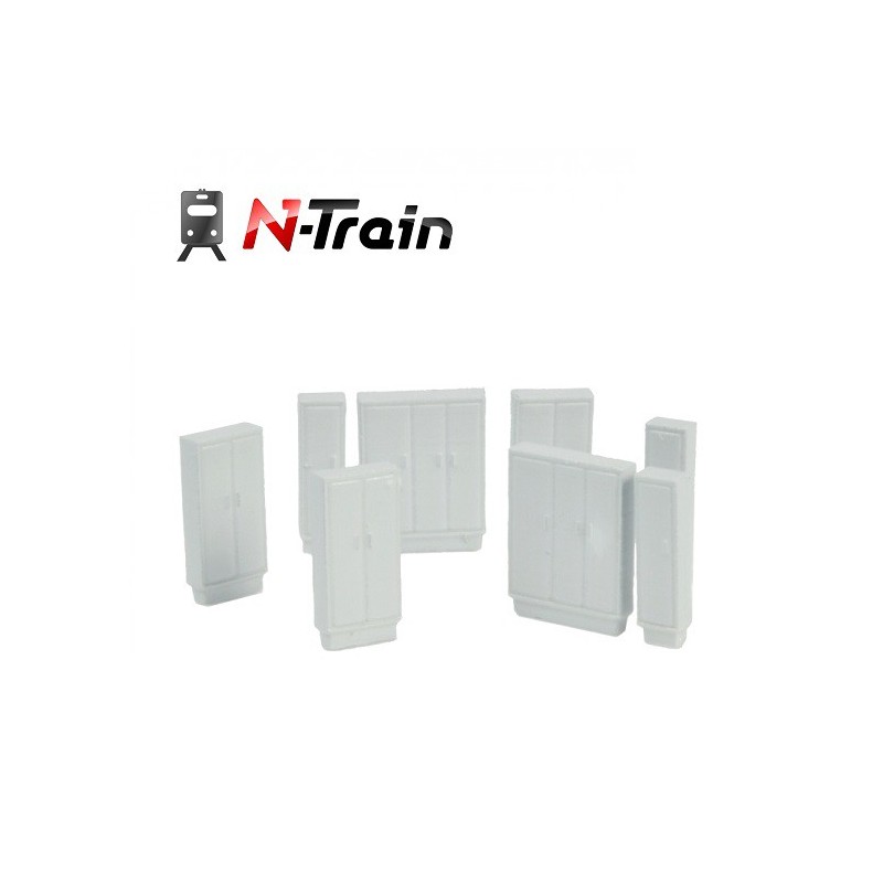 Set 8 armarios electricos 212.62 N-TRAIN Escala N