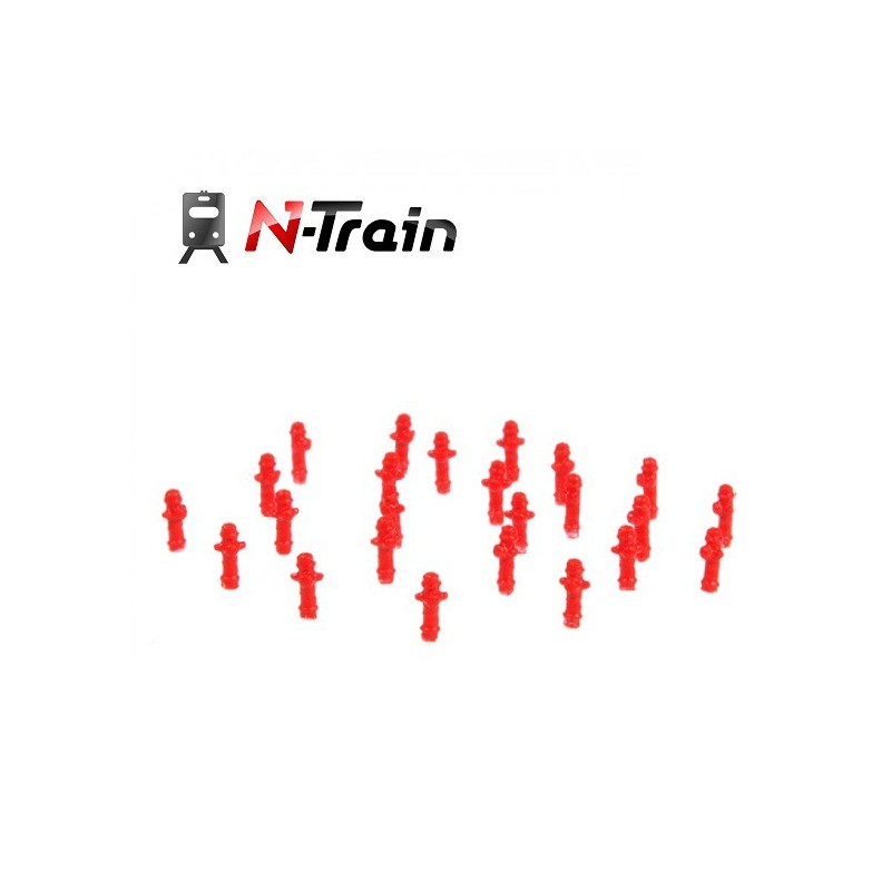 Set 24 bocas de riego e incendio 212.63 N-TRAIN Escala N