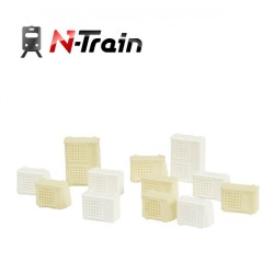 Set de 12 aparatos de aire acondicionado 212.64 N-TRAIN Escala N